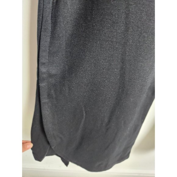 INC International Concepts Sz. 20W Black Boot Leg Split Hem Belted Pants NWT - Picture 4 of 9